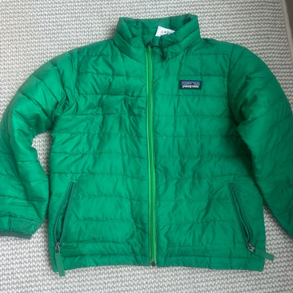 Patagonia Kids Green Down Jacket